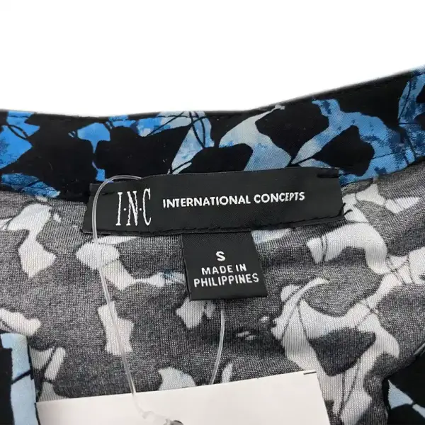 INC International Concepts Floral Print Peplum Top