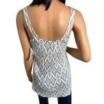 INC International Concepts Beaded V-Neck Tank Top