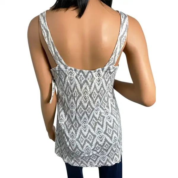 INC International Concepts Beaded V-Neck Tank Top