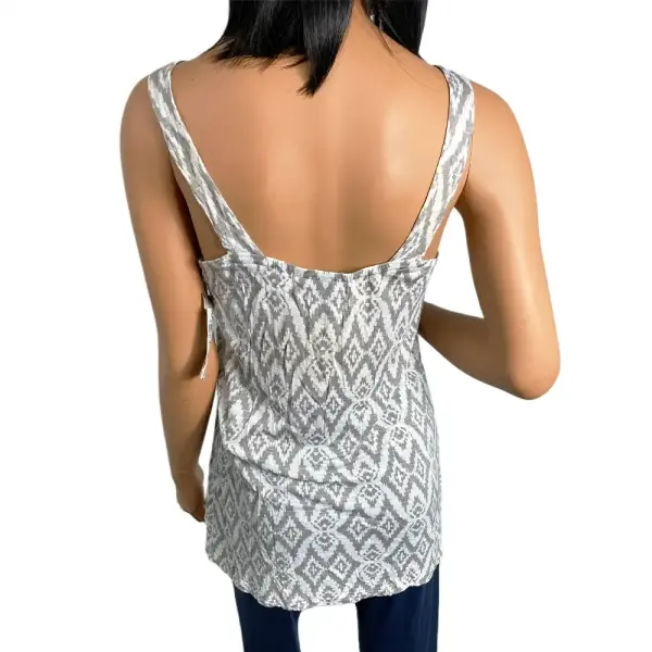 INC International Concepts Beaded V-Neck Tank Top