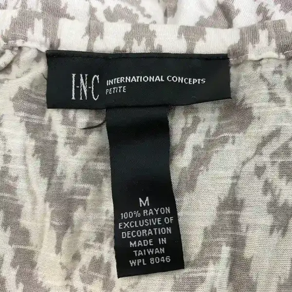 INC International Concepts Beaded V-Neck Tank Top