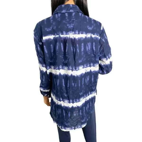 INC International Concepts Tie-Dye Utility Shirt