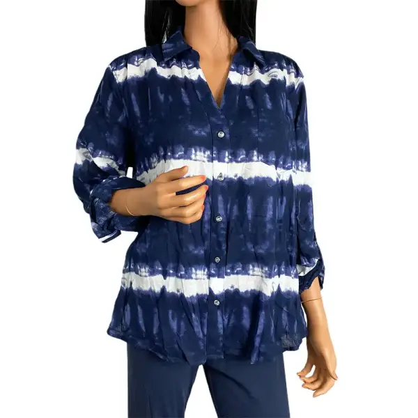 INC International Concepts Tie-Dye Utility Shirt