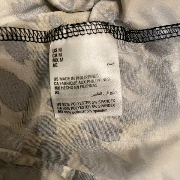 INC International Concepts Leopard Print Zip Detail Blouse