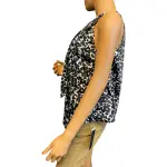 INC International Concepts Bella Mirage Halter Tie Neck Blouse