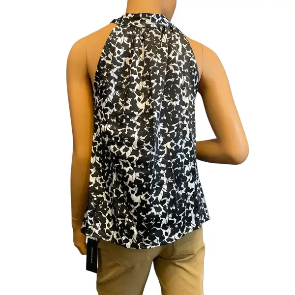 INC International Concepts Bella Mirage Halter Tie Neck Blouse