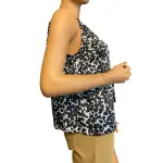 INC International Concepts Bella Mirage Halter Tie Neck Blouse