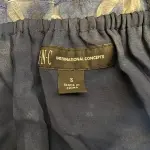 INC International Concepts Tie Dye Off Shoulder Peasant Blouse