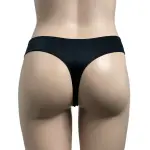 INC International Concepts Black Lace Thong