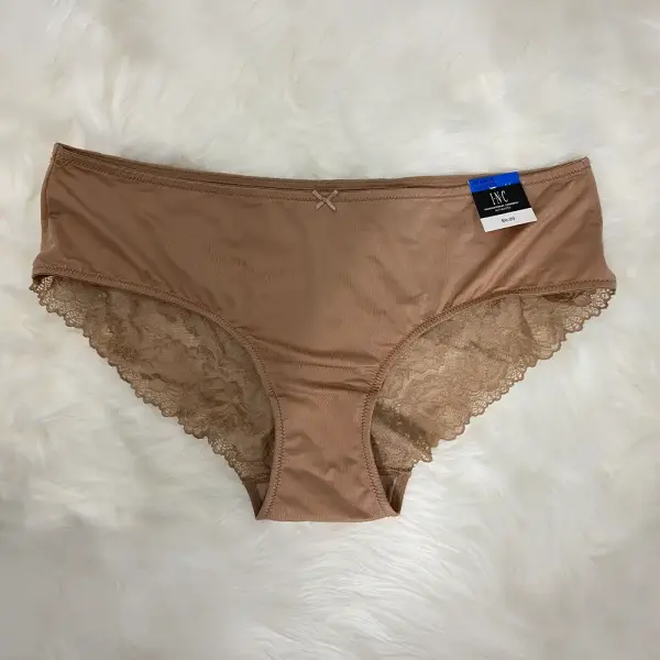 INC International Concepts Taupe XL Lace Back Hipster