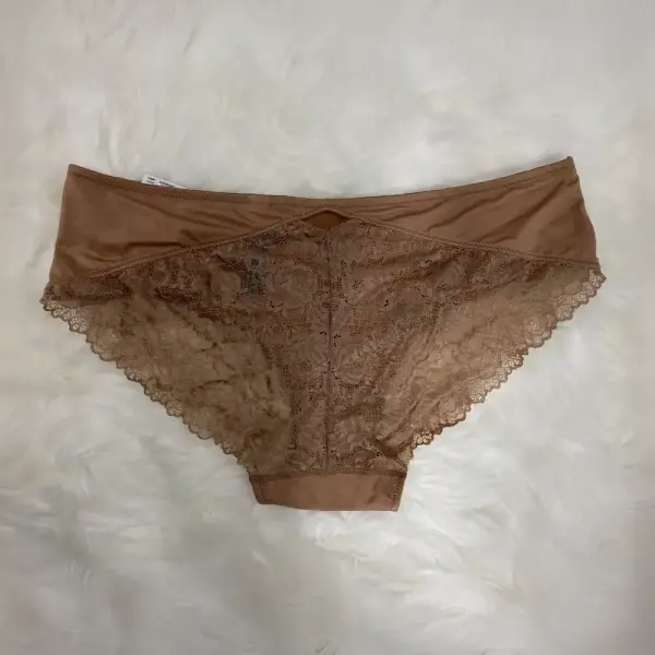 INC International Concepts Taupe XL Lace Back Hipster