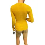 INC International Concepts Ribbed Faux Wrap Sweater