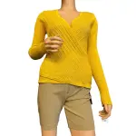 INC International Concepts Ribbed Faux Wrap Sweater