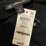 INC International Concepts Rhinestone Collar Sleeveless Top Black