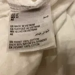 INC International Concepts Eyelet Blouse White Ruffle Long Sleeve