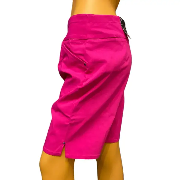 INC International Concepts Bermuda Shorts Fuchsia Pull On Stretch