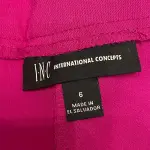 INC International Concepts Bermuda Shorts Fuchsia Pull On Stretch