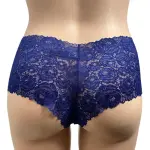INC International Concepts Lace Boyshort Panties Blue
