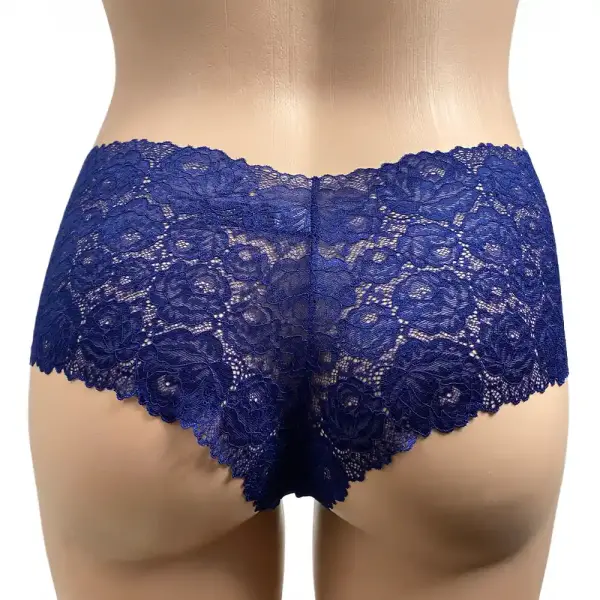 INC International Concepts Lace Boyshort Panties Blue