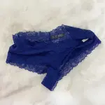 INC International Concepts Lace Boyshort Panties Blue