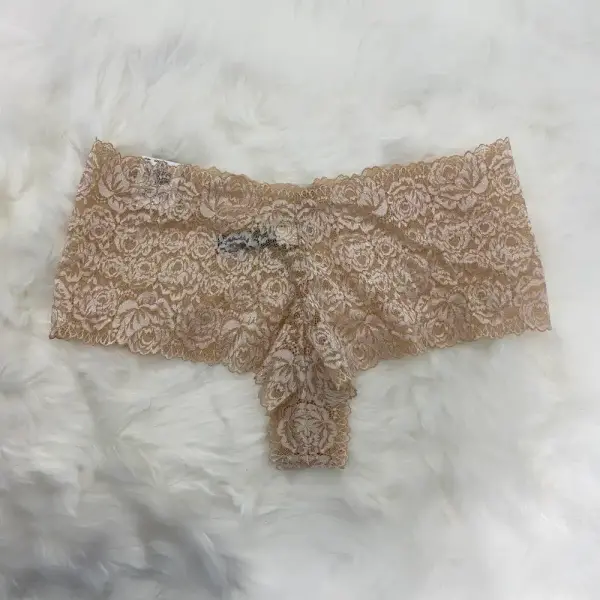 INC Intimates Lace Boyshort Panties Frappe