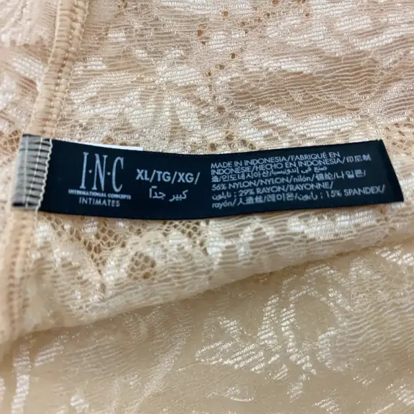 INC Intimates Lace Boyshort Panties Frappe