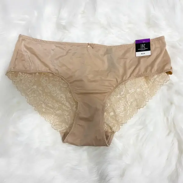 Womens Lace Back Hipster Panty Underwear Frappe