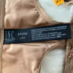 INC International Concepts Taupe Dream Small Lace Thong