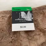 INC International Concepts Taupe Dream Large Lace Thong