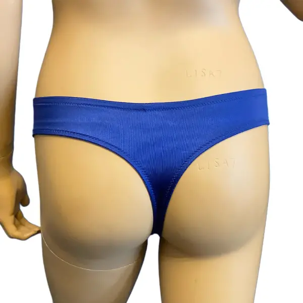 INC International Concepts Bright Blue Small Lace Thong