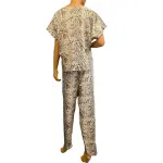 INC International Concepts Intimates Pajama Set Snakeskin Print Two Piece