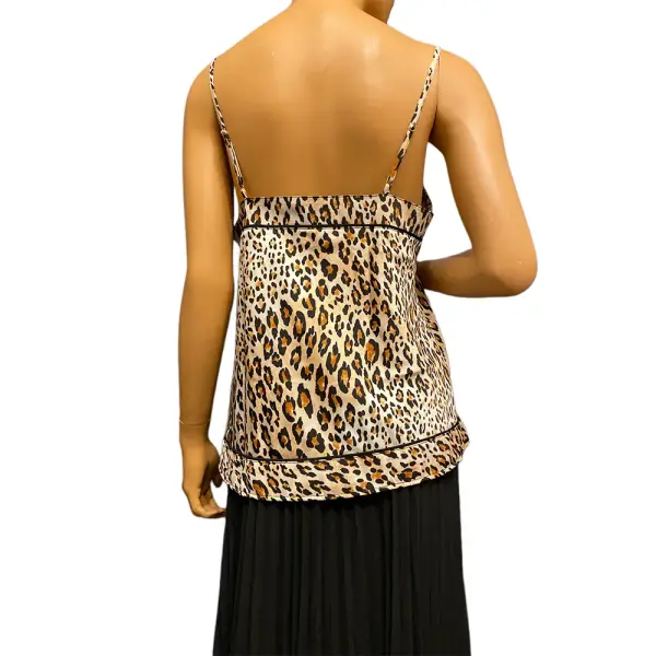 INC International Concepts Intimates Cheetah Print Camisole Pajama Top