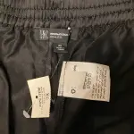 INC International Concepts Satin Pajama Set Black Gold Metallic Trim Plus Size