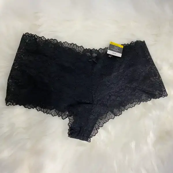 INC Intimates Black Boy Short