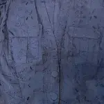 INC International Concepts Indigo Navy Eyelet Shirtdress