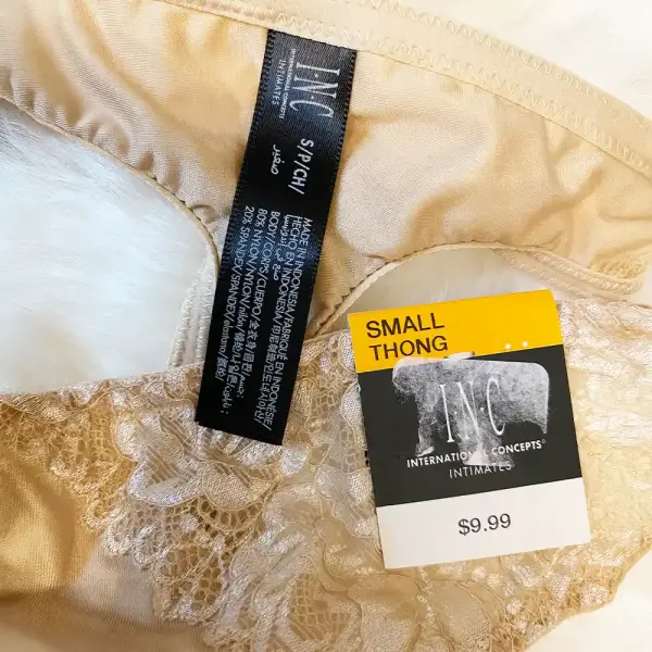 INC International Concepts Frappe Small Lace Thong