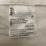 INC International Concepts Ruched Top White V Neck Flutter Sleeve Tie Front