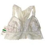 Jenni by Jennifer Moore White Large Lace Racerback Bralette