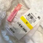 Jenni by Jennifer Moore White Medium Lace Racerback Bralette