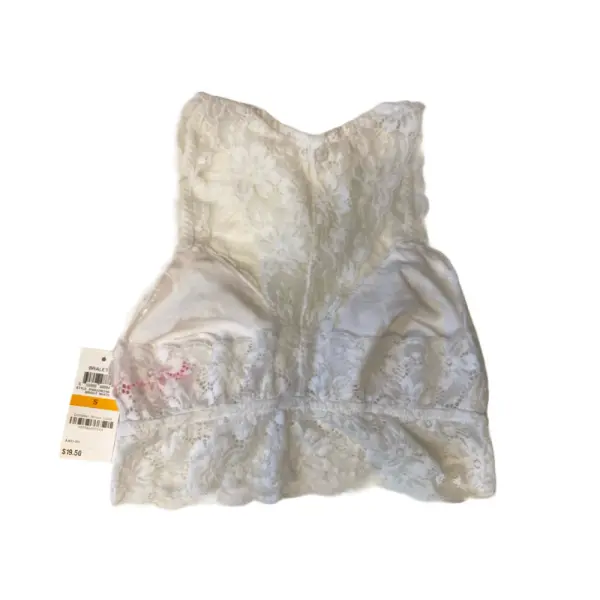 Jenni by Jennifer Moore White Small Lace Racerback Bralette