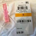 Jenni by Jennifer Moore White Small Lace Racerback Bralette