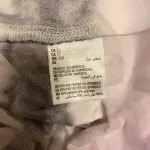 Jenni Intimates Tie Dye Stripe Sleep Shirt Nightgown Pink Gray White