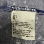 Jenni Intimates Celestial Star Print Pajama Set Tank and Shorts Blue