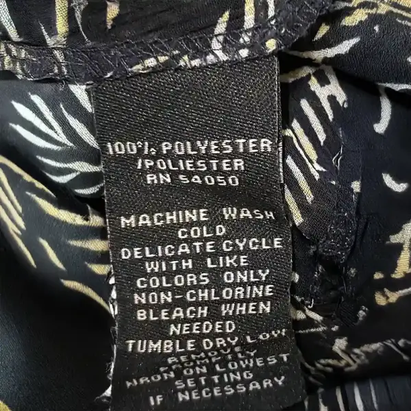 Jones Wear Petite Black Snakeskin Print Blouse