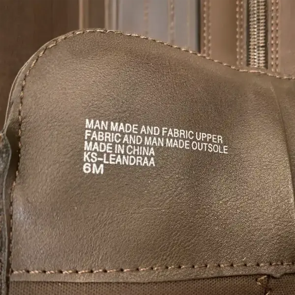 Karen Scott Leandra Riding Boots Brown Knee High Buckle