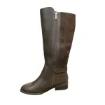 Karen Scott Leandra Riding Boots Brown Knee High Buckle