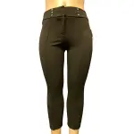 Kasper Dress Pants with Button Detail Waistband