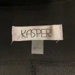 Kasper Dress Pants with Button Detail Waistband