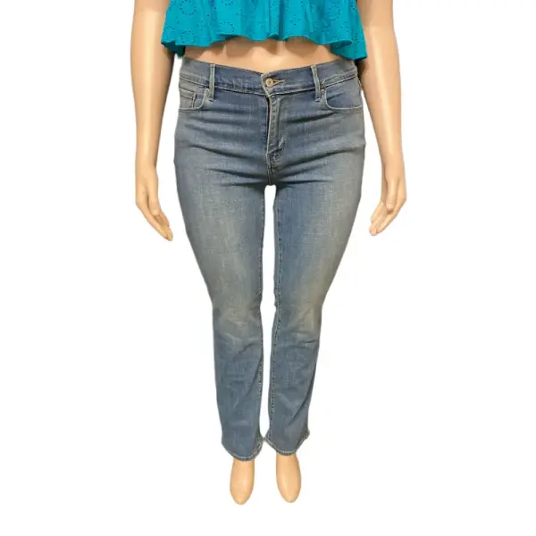 Levi's 505 Straight Leg Jeans Light Wash