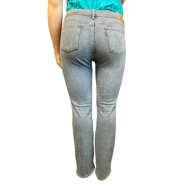 Levi's 505 Straight Leg Jeans Light Wash